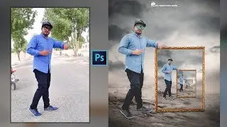 How to Create 3D photo Frame Effect | Photoshop Tutorial