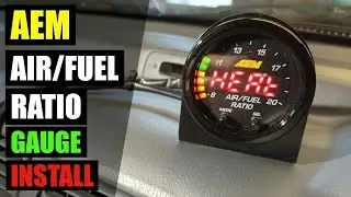 How to install an AEM AFR gauge (includes wiring) | Toyota Starlet 4efe turbo build.