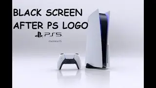 sony play station 5 PS5 shows logo then black screen