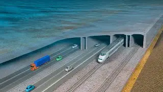 Unbelievable! The sea is full of water, how is the undersea tunnel built?