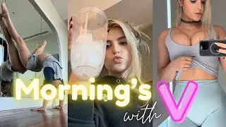 GRWM Protein shakes & yoga outfits!