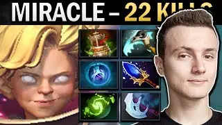 Invoker Dota Gameplay Miracle with 22 Kills and Linkens