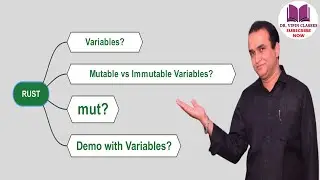 Variable in Rust | Rust mut keyword | Rust Tutorial -5 | Dr Vipin Classes