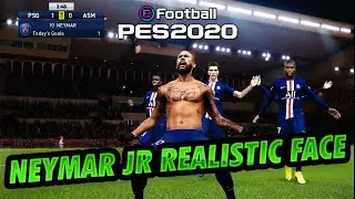 PES 2020 | NEYMAR JR REALISTIC FACE(download & install)