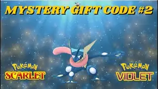 NEW MYSTERY GIFT CODE #2 IN POKEMON SCARLET AND VIOLET!