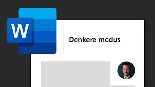 MS Word donkere modus inschakelen en uitschakelen - Hoe stel je de zwarte achtergrond van Word in.
