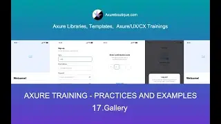 Axure Tutorial-Practices and Examples: 17.Gallery