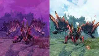 Primordial And Normal Malzeno Death Animation Comparison - MH Rise Sunbreak