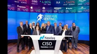 Cerberus Sentinel Rings The Nasdaq Stock Market Opening Bell Feb  23