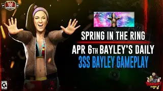 Bayley 3SS Bayley's Daily Tour Gameplay for April 6th / WWE Champions ⚔️