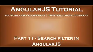 Search filter in AngularJS