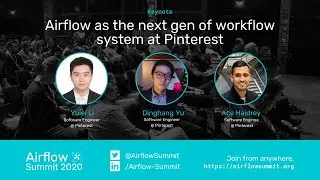 Airflow as the next gen of workflow system at Pinterest