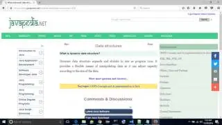 What is dynamic data structure?
| javapedia.net