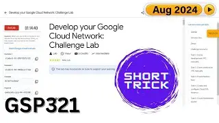 [AUG 2024] Develop your Google Cloud Network: Challenge Lab | #GSP321 | #qwiklabs