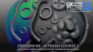 ZBrush 4 R8 - Kitbashing and Custom Brush and Tile Creation