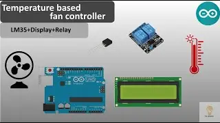 Temperature based fan controller using arduino