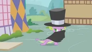 Spike - Silent Movie Style Villain - evil laughter