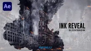 Ink Reveal Slideshow Animation in After Effect | After Effects Tutorial 