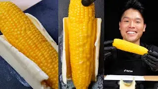 #Shorts 【ASMR MUKBANG 】Butter Corn 🌽【COOKING】