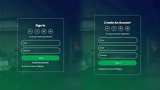 Sign Up | Sign In Form in HTML & CSS