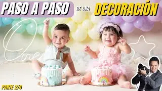 ¿Cómo crear una DECORACIÓN para CAKE SMASH? GUIRNALDA de GLOBOS | Parte 2/4