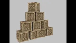 3ds max texturing tutorial | wooden crate texture