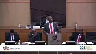 MEC Jacob Mamabolo delivers his Provincial budget speech