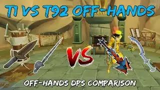 T1 vs T92 Off-Hands DPS Comparison [Runescape 3]