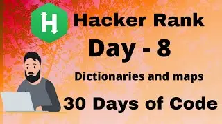 Hacker Rank 30 days of code in C++  ||  Day 8: Dictionaries and maps  || code solution.