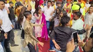 नगाड़े पर भीड़ में लड़के-लड़कियों ने मिलकर किया Dance #viral #dance #treanding #ratnawali2024 #haryanvi