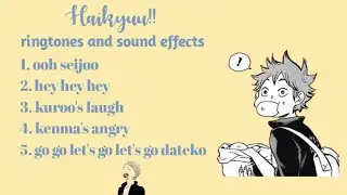 haikyuu!! ringtones and sound effects part 2 | with link