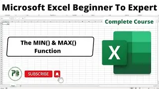 What are the MIN and MAX functions in Excel? | MAXA and MINA Function 