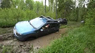 Koleos на МТ и с блокировкой на не простом маршруте.