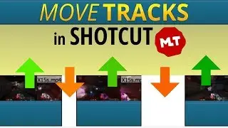 Shotcut: How to Move Tracks Hack (Workaround Tutorial)