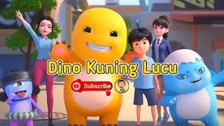 Dubbing Dino Kuning Lucu | Si Gendut & Kiki