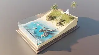 Ocean Waves Simulation by Flip Fluids Addon in Blender