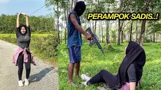 MENGERIKAN..! CEWEK CANTIK DIBEGAL PERAMPOK BERTOPENG SAAT JOGGING. DITOLONG PRIA KUAT BELA DIRI..!