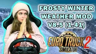 ЗИМНИЙ МОД [1.41] Euro Truck Simulator 2 - Frosty Winter Weather Mod v8.5