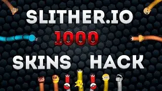 Slither.io SKIN HACK | 1000 FREE SKINS | HOW TO CREATE OWN SLITHER.IO SKIN