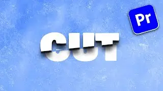 Create Text Slice Cut Animation in Premiere Pro