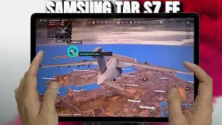 Samsung Tab S7 FE test game PUBG New State 90 FPS 2024 | Snapdragon 750G