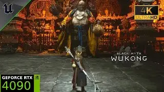 Black Myth: Wukong Yellowbrow Boss Fight [4K] RTX 4090 | Ryzen 7 7800X3D