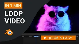 Blender Tutorial: How to Loop Video in Blender Video Editor