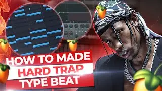 MAKING A HARD TRAP BEAT In  FL Studio 20 Tutorial | 2022