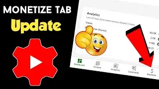 Monetization Tab In YT Studio || YT Studio New Update