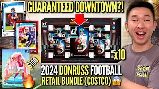 These INSANE new RETAIL BUNDLES guarantee a DOWNTOWN?! 😱🔥 2024 Panini Donruss Football Box Review