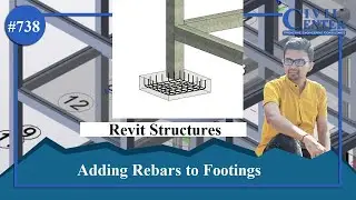 Revit Structure: How to Insert Reinforcement in Footing|| Assigning Rebars