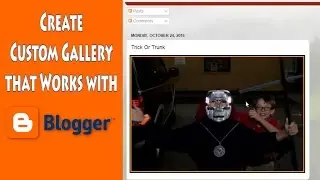 Create Custom Gallery for Blogger