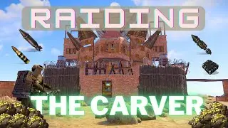 HOW TO RAID THE CARVER IN RUST (Solo Base)