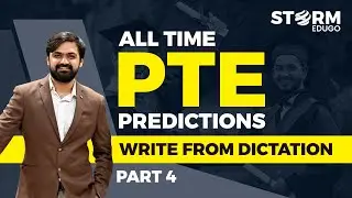 PTE Write From Dictation All Time Predictions By Storm Part 4